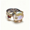 Baroque Pearl Amorphous 925 Sterling Silver Handmade Custom Design Ring