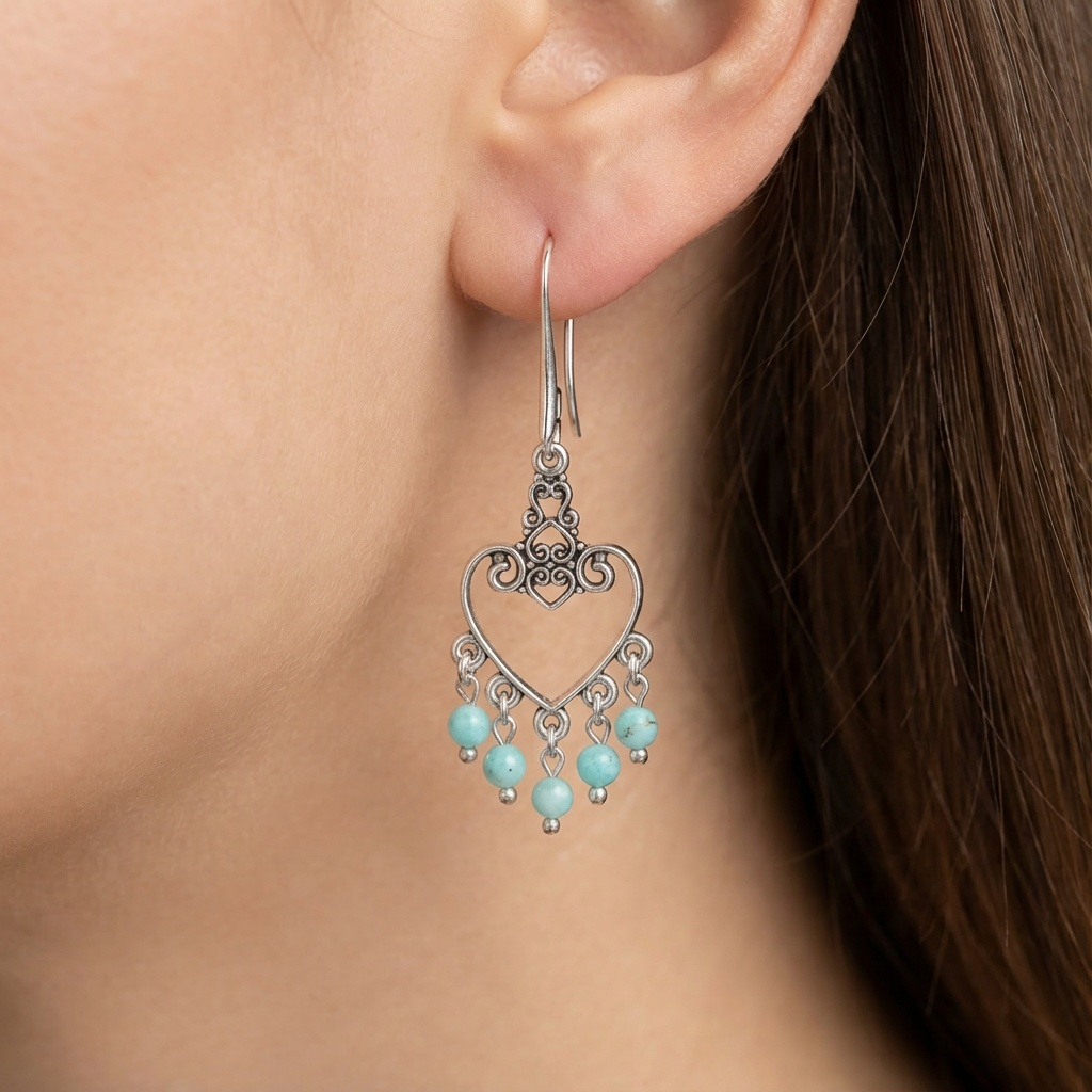 Amazonite Natural Stone Earrings