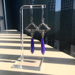 Renkli Ceyt Doğal Taş Küpe