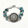 Apatit Doğal Taş Gümüş Kaplama Etnik Bileklik