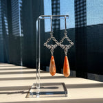 Renkli Ceyt Doğal Taş Küpe