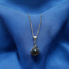 Hematite Gemstone Silver Wire Wrapped Necklace