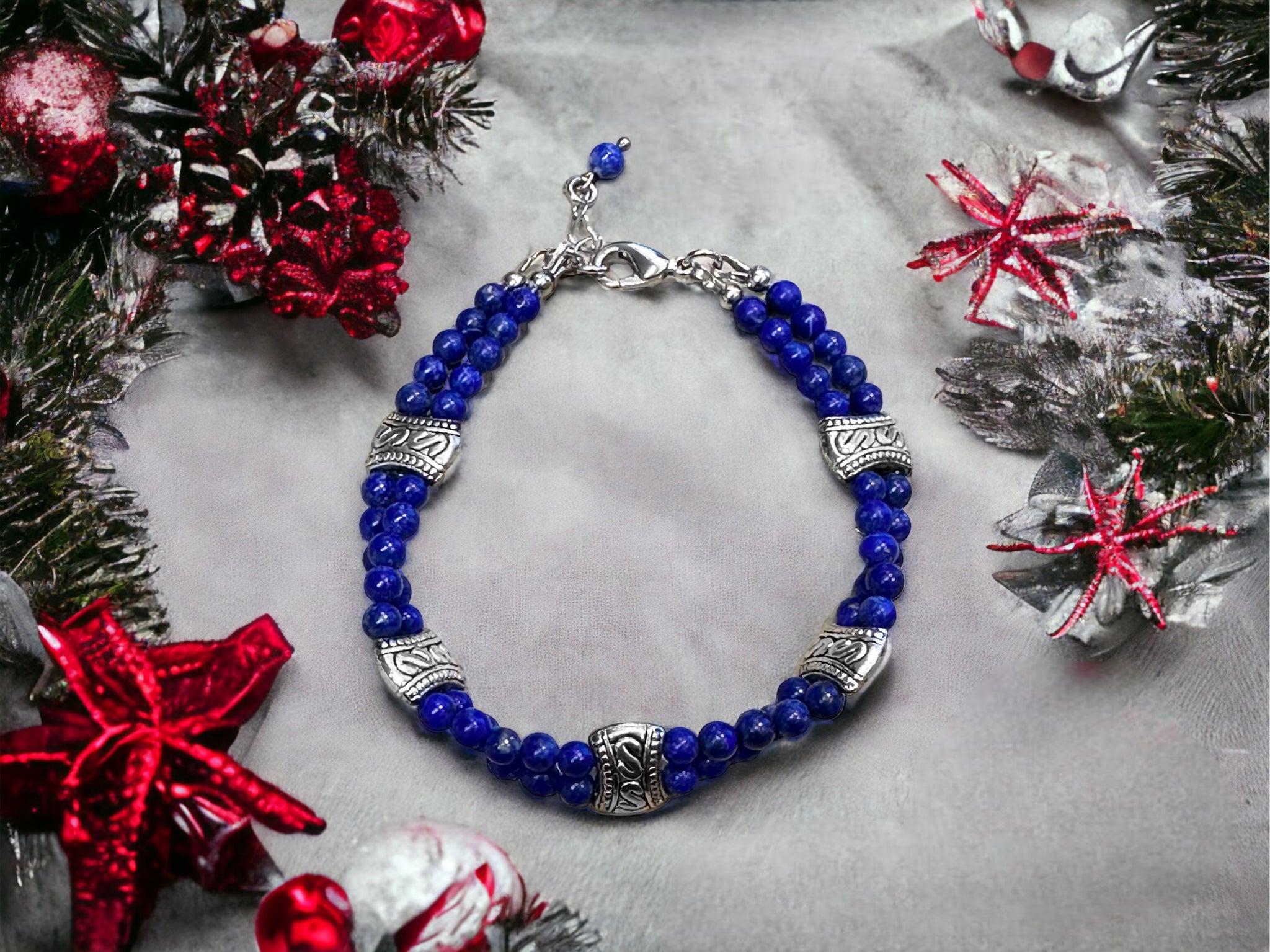 Lapis Doğal Taş Bileklik