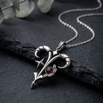 Koç Burcu Kolyesi – Garnet Taşlı