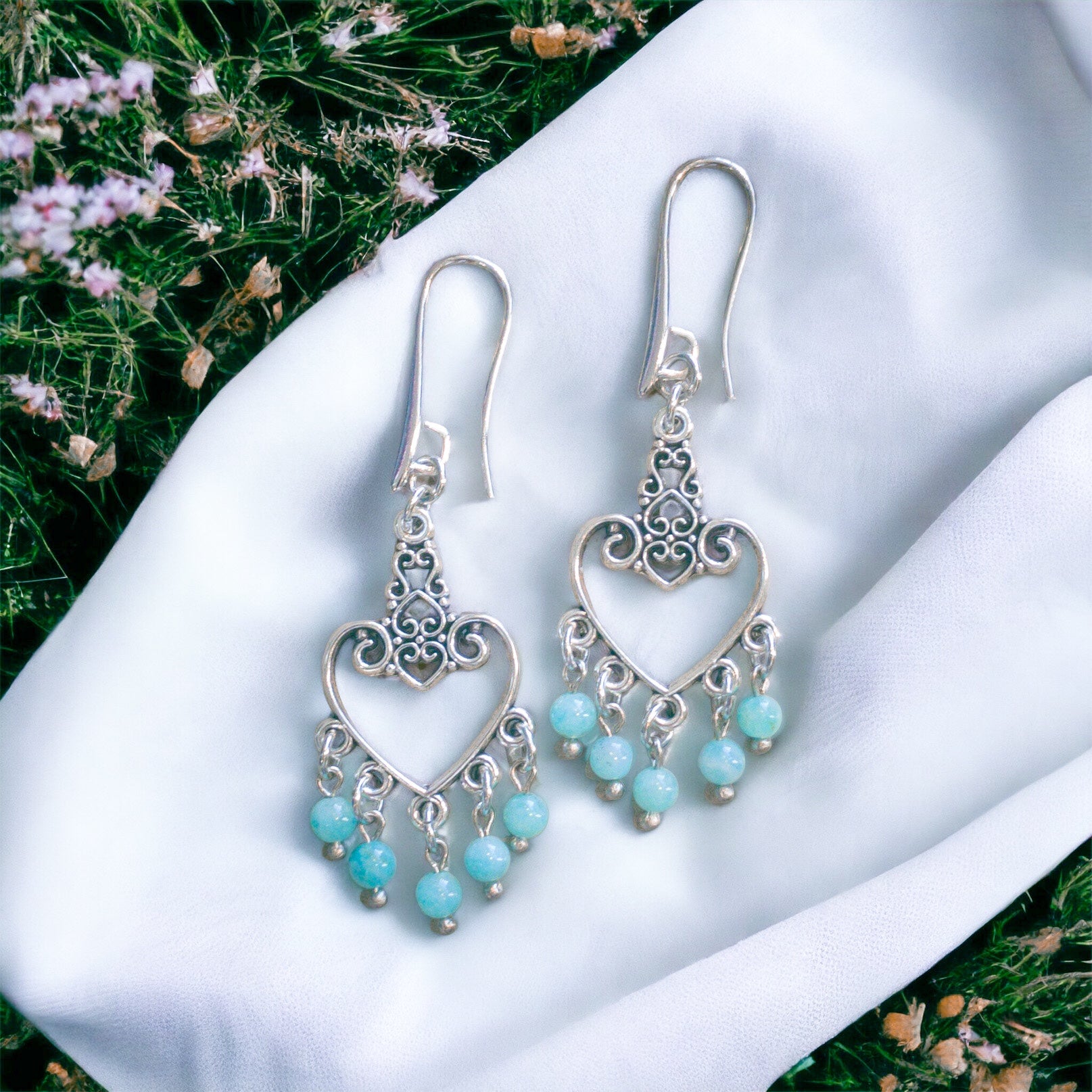 Amazonite Natural Stone Earrings